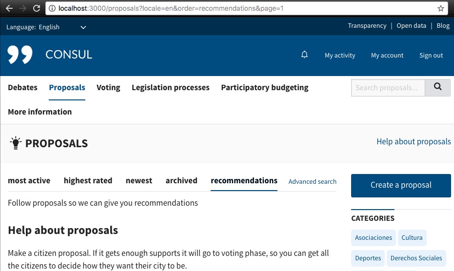 No hay recomendaciones