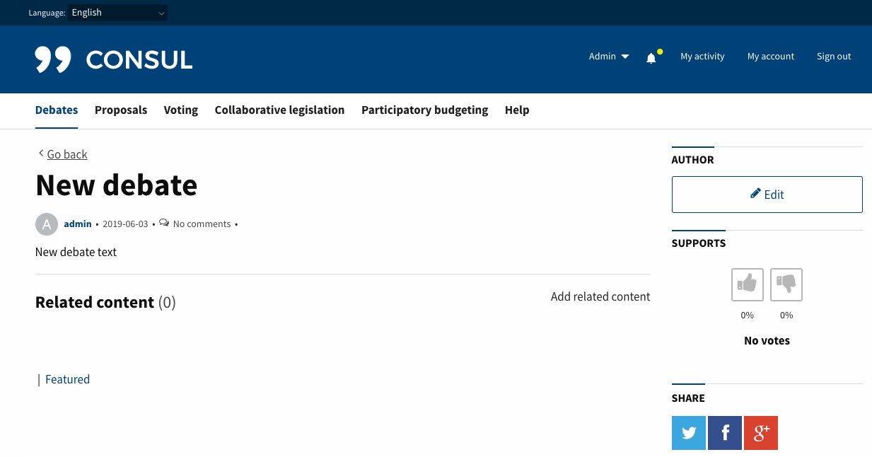 Display translated content